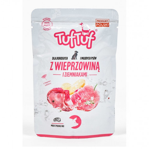 TUF TUF Minced pork with potatoes - vlhké krmivo pro psy - 500g - Fotogalerie 1