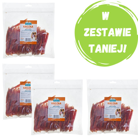 PETITTO Měkké proužky z kachny - pamlsek pro psy - 4x500g - Fotogalerie 1