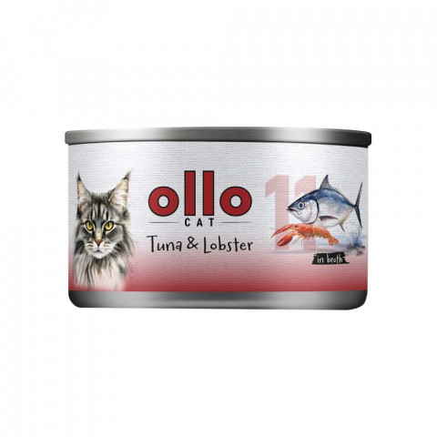 OLLO Cat nr 11 Tuna & Lobster in broth - mokré krmivo pro kočky - 70g - Fotogalerie 1