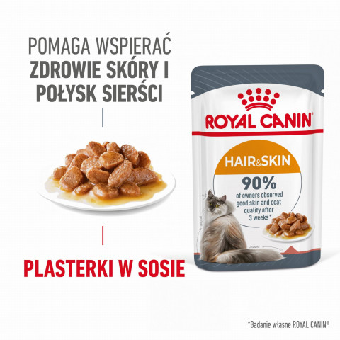 ROYAL CANIN Hair & Skin Care - mokré krmivo pro kočky - 12x85g - Fotogalerie 6