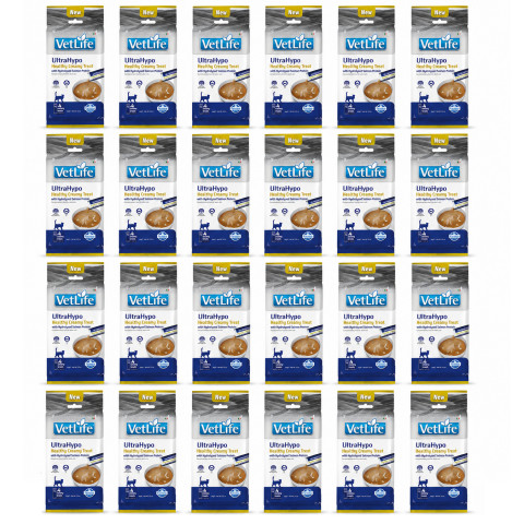 FARMINA Vet Life Cat Ultrahypo Creamy treat with Salmon box mono – pamlsek pro kočku – 24x(4x15g) - Fotogalerie 1
