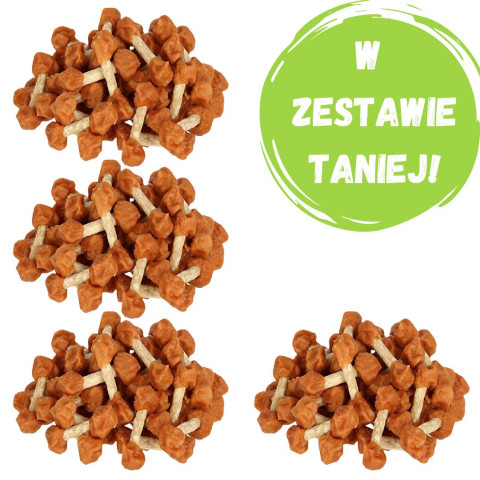 PETITTO Kostky s kuřetem - pochoutka pro psy - 4x500g - Fotogalerie 1