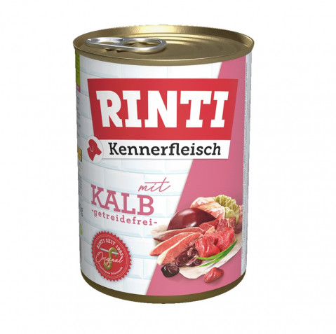 RINTI Kennerfleisch Veal - vlhké krmivo pro psy - 400g - Fotogalerie 1