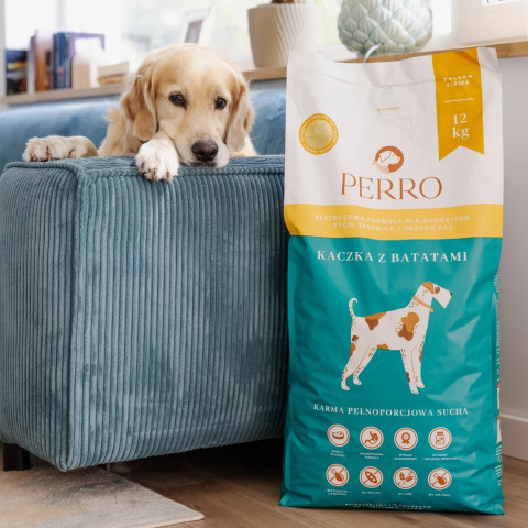 PERRO Duck with sweet potatoes - suché krmivo pro psy - 12kg - Fotogalerie 2
