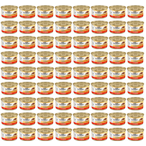 GOURMET GOLD Sauce Delight s hovězím - mokré krmivo pro kočky - 72x85g - Fotogalerie 1