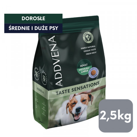 ADDVENA Taste Sensations Adult Medium/Large Turkey - suché krmivo pro psy - 2,5kg - Fotogalerie 6