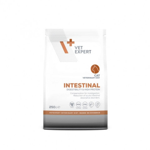 VET EXPERT Veterinary Diet Intestinal Cat - suché krmivo pro kočky - 250 g - Fotogalerie 4
