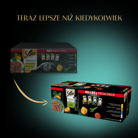 SHEBA Nature's Collection Mix - mokré krmivo pro kočky - 40x85g - Fotogalerie 3