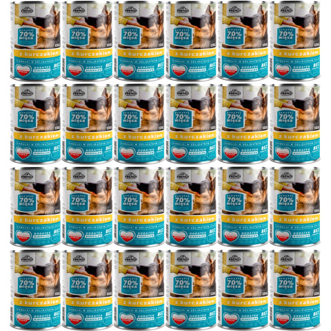 FRENDI s kuřetem kousky v jemné omáčce - mokré krmivo pro psy - 24x1250g - Fotogalerie 1