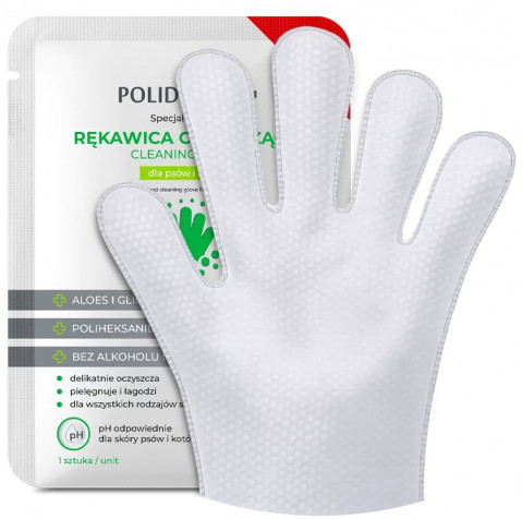 POLIDERM® čisticí rukavice pro psy a kočky - 1 ks - Fotogalerie 3