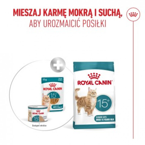ROYAL CANIN Ageing 15+ Chunks in gravy - mokré krmivo pro kočky - 12x85g - Fotogalerie 2