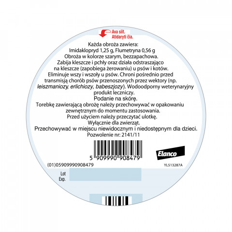 ELANCO Obojek Foresto pro psy a kočky do 8 kg - Fotogalerie 2