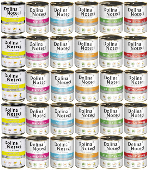 DOLINA NOTECI Premium MIX 6 PŘÍCHUTÍ - mokré krmivo pro psy - 30x800g - Fotogalerie 1