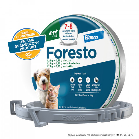 ELANCO Obojek Foresto pro psy a kočky do 8 kg - Fotogalerie 5