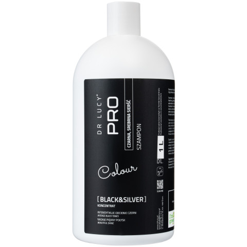 DR LUCY Black & Silver - šampon pro tmavou srst pro psy -1L - Fotogalerie 1