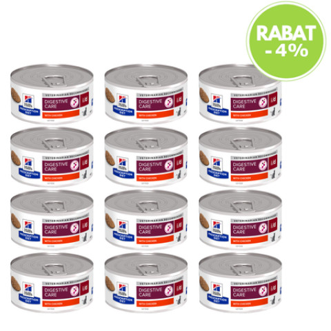 Hill'Prescription Diet Digestive Care i/d Feline s kuřetem - mokrá krmivo pro kočky - 12x156 g s 4% slevou - Fotogalerie 1