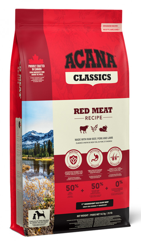 ACANA Classics Red Meat - suché krmivo pro psy - 14,5kg - Fotogalerie 1
