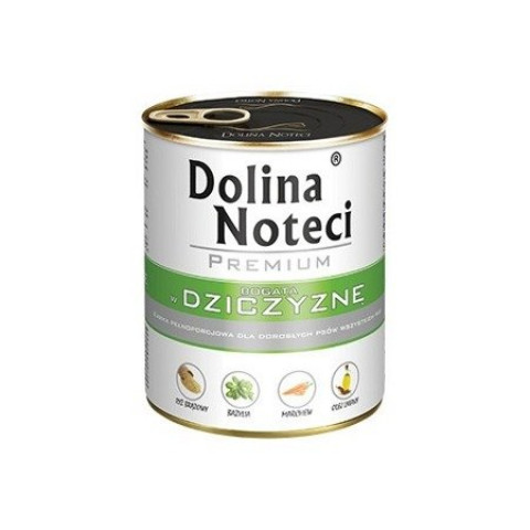 DOLINA NOTECI Premium bohatá na zvěřinu - mokré krmivo pro psy - 24x800g - Fotogalerie 2