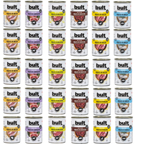 BULT MIX 6 PŘÍCHUTÍ - mokré krmivo pro psy - 30x800g - Fotogalerie 1