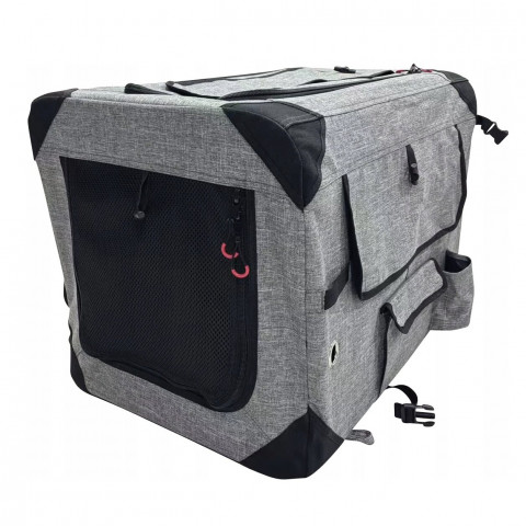 ZOLUX Nomad M – látkový přepravní box pro psa a kočku – 70×52×52 cm - Fotogalerie 1