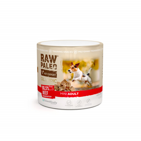 VETEXPERT Raw Paleo Olympic Beef Mini Mono - pamlsek pro psa - 90g - Fotogalerie 1