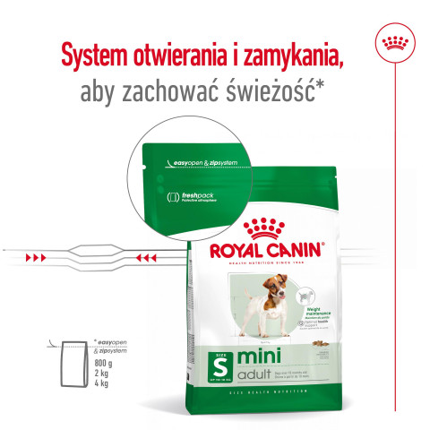 ROYAL CANIN Adult Mini S - suché krmivo pro psy - 4kg - Fotogalerie 5