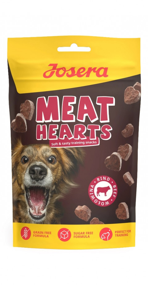 JOSERA Meat Hearts Beef - pamlsek pro psa - 90g - Fotogalerie 1