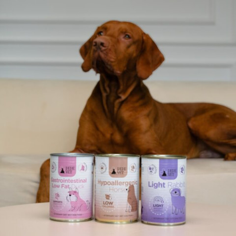 PAKA ZWIERZAKA Pepe Vet Gastrointestinal Low fat Mono Duck - vlhké krmivo pro psy - 6x400g - Fotogalerie 5