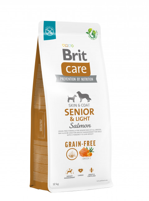 BRIT Care Senior&Light Salmon - suché krmivo pro psy - 12 kg - Fotogalerie 2