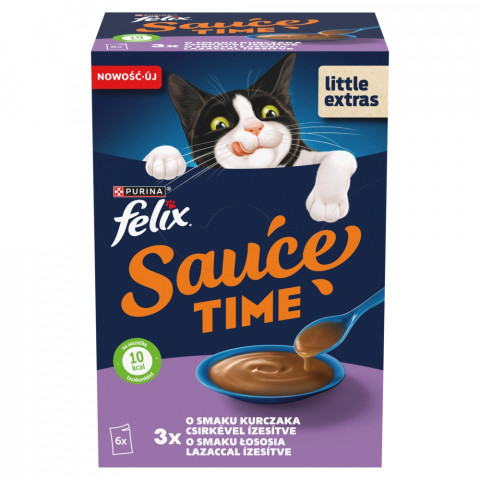 PURINA Felix Sauce Time Box - mokré krmivo pro kočky - 6x40g - Fotogalerie 1