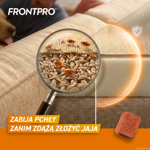 FRONTPRO Tablety proti blechám a klíšťatům pro psa (>25-50 kg) - 3x 136mg - Fotogalerie 5