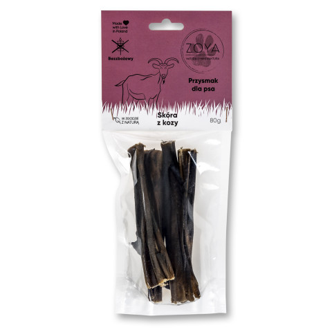 ZOYA Goat skin - pamlsek pro psa - 80g - Fotogalerie 1
