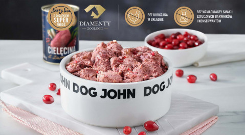 JOHN DOG Berry Line Adult Veal with cranberries - vlhké krmivo pro psy - 400g - Fotogalerie 2
