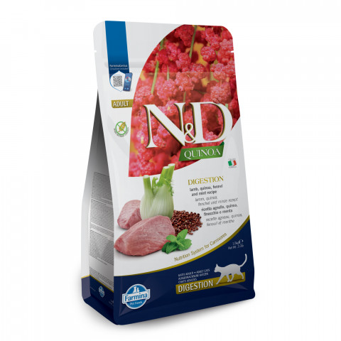 FARMINA N&D Quinoa Digestion - suché krmivo pro kočky - 1,5kg - Fotogalerie 13