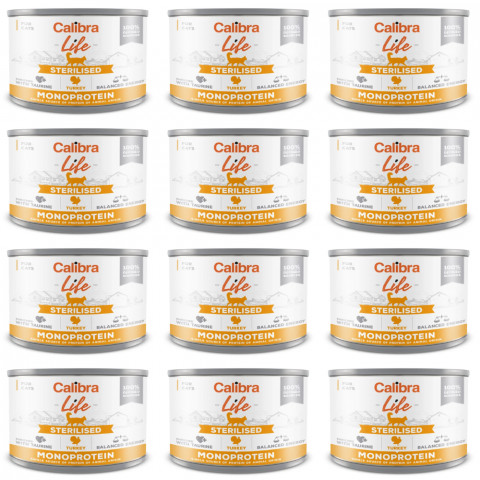 CALIBRA Cat Life Sterilised Turkey - mokré krmivo pro kočky - 12x200g - Fotogalerie 1