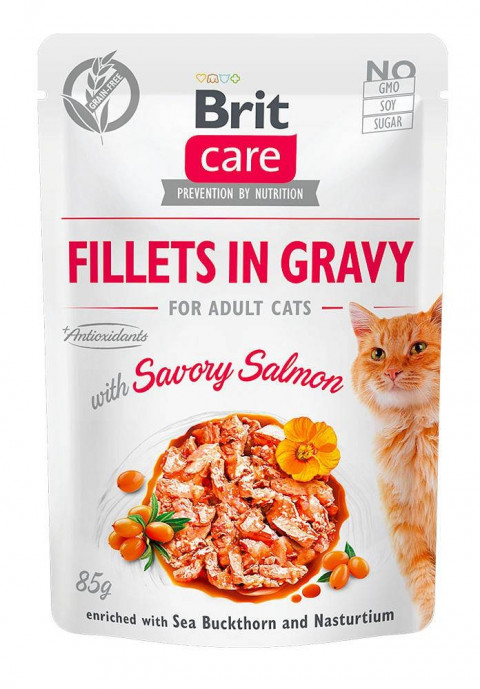BRIT Care fillets in gravy box – vlhké krmivo pro kočku – 12x85g - Fotogalerie 3