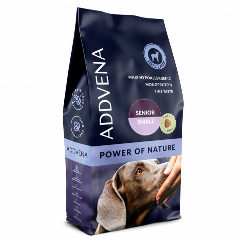 ADDVENA Power of nature Senior Small breed Mono Lamb - suché krmivo pro psy - 10kg - Fotogalerie 1