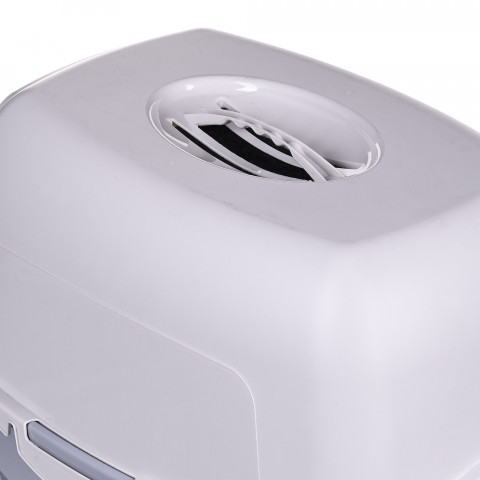 DIAMENTIQ BAYA white/light grey - kočičí toaleta - 55,5 x 40 x 38,7 cm - Fotogalerie 15