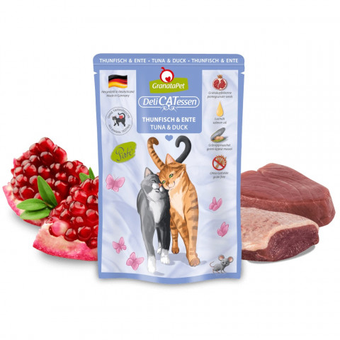 GRANATAPET DeliCATessen Tuna and duck - mokré krmivo pro kočky - 85g - Fotogalerie 2