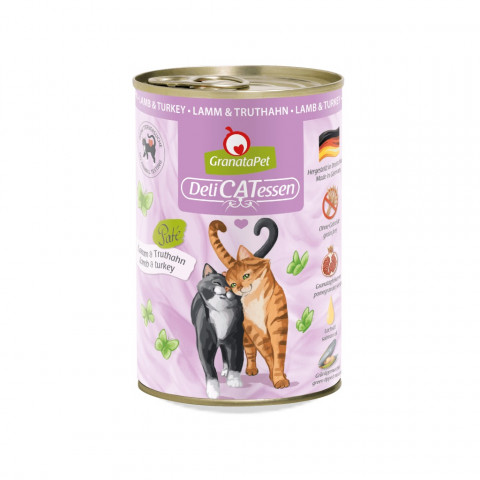GRANATAPET DeliCATessen Lamb and turkey - mokré krmivo pro kočky - 400g - Fotogalerie 1
