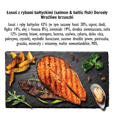PAKA ZWIERZAKA Losos s baltskými rybami M - suché krmivo pro psy - 3kg + GRATIS - Fotogalerie 4