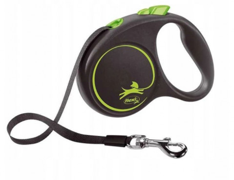 FLEXI Black Design S - samonavíjecí vodítko - 5 m - Fotogalerie 1