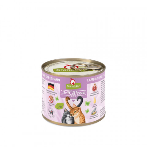 GRANATAPET DeliCATessen Lamb and turkey - mokré krmivo pro kočky - 200g - Fotogalerie 1