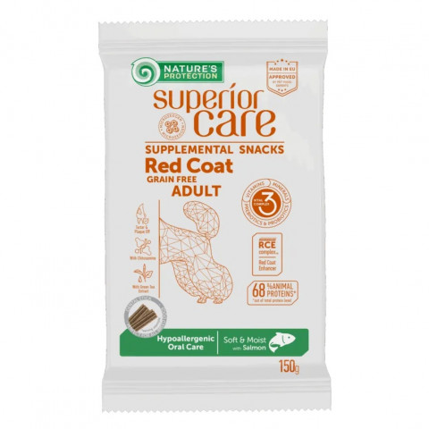 NATURE'S PROTECTION Hypoallergenic Oral care Salmon - pamlsek pro psa - 150g - Fotogalerie 1