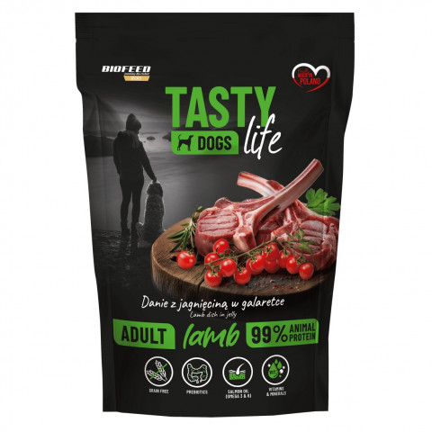 BIOFEED Tasty Dogs Life Lamb - vlhké krmivo pro psy - 500g - Fotogalerie 1