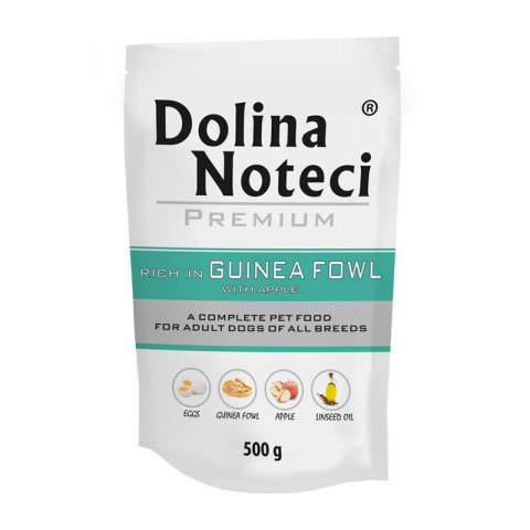 DOLINA NOTECI Premium Rich in guinea fowl with apple - vlhké krmivo pro psy - 500g - Fotogalerie 1
