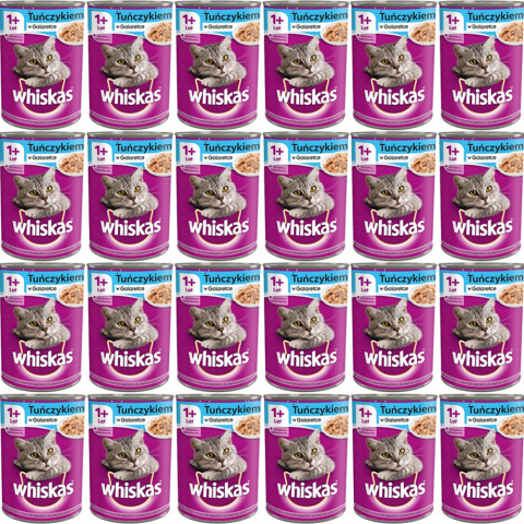 WHISKAS Adult s tuňákem v želé - mokré krmivo pro kočky - 24x400g - Fotogalerie 1