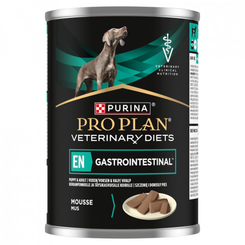 PURINA Pro Plan Veterinary Diets Canine Mousse EN Gastrointestinal - vlhké krmivo pro psy - 400g - Fotogalerie 1