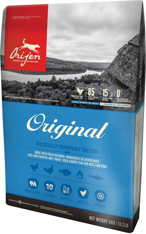 Orijen Original 11,4 kg Dospělý jedinec Kuřecí maso, Na ryby, Turecko - Fotogalerie 1