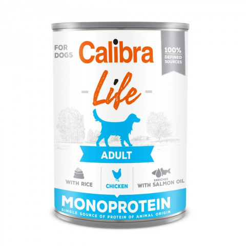 CALIBRA Dog Life Adult Chicken with rice - vlhké krmivo pro psy - 400g - Fotogalerie 1